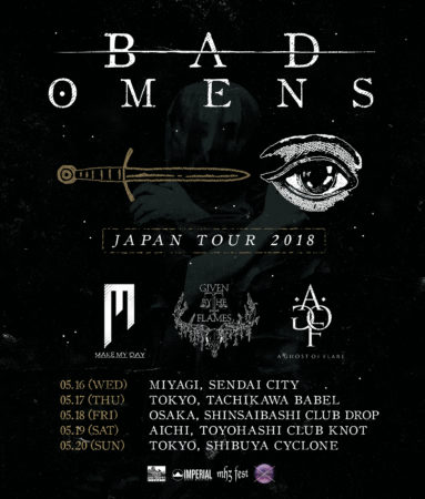 BAD OMENS JAPAN TOUR 2018