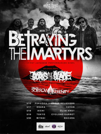 BETRAYING THE MARTYRS JAPAN 2019