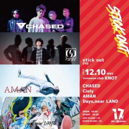 KNOT17周年記念 stick out D10