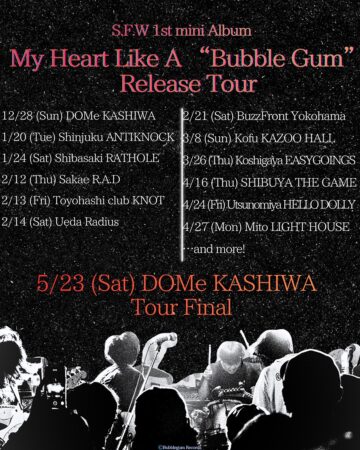 STAY FOR WELL 1st mini Album My Heart Like A “Bubble Gum” Release Tour